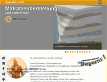 Tablet Screenshot of matratzenherstellung.de